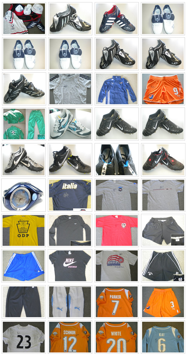 Get autographed gear!